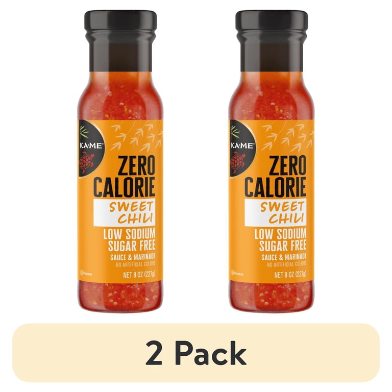 2 pack) KA-ME Zero Calorie Sugar Free Low Sodium Sweet Chili Sauce