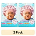thumbnail interactive-video image 1 of (2 pack) KISS Colors & Care Baby Satin Premium Bonnet, Pink Leopard, Female, Age Group: 0-12 Months, 1 of 8