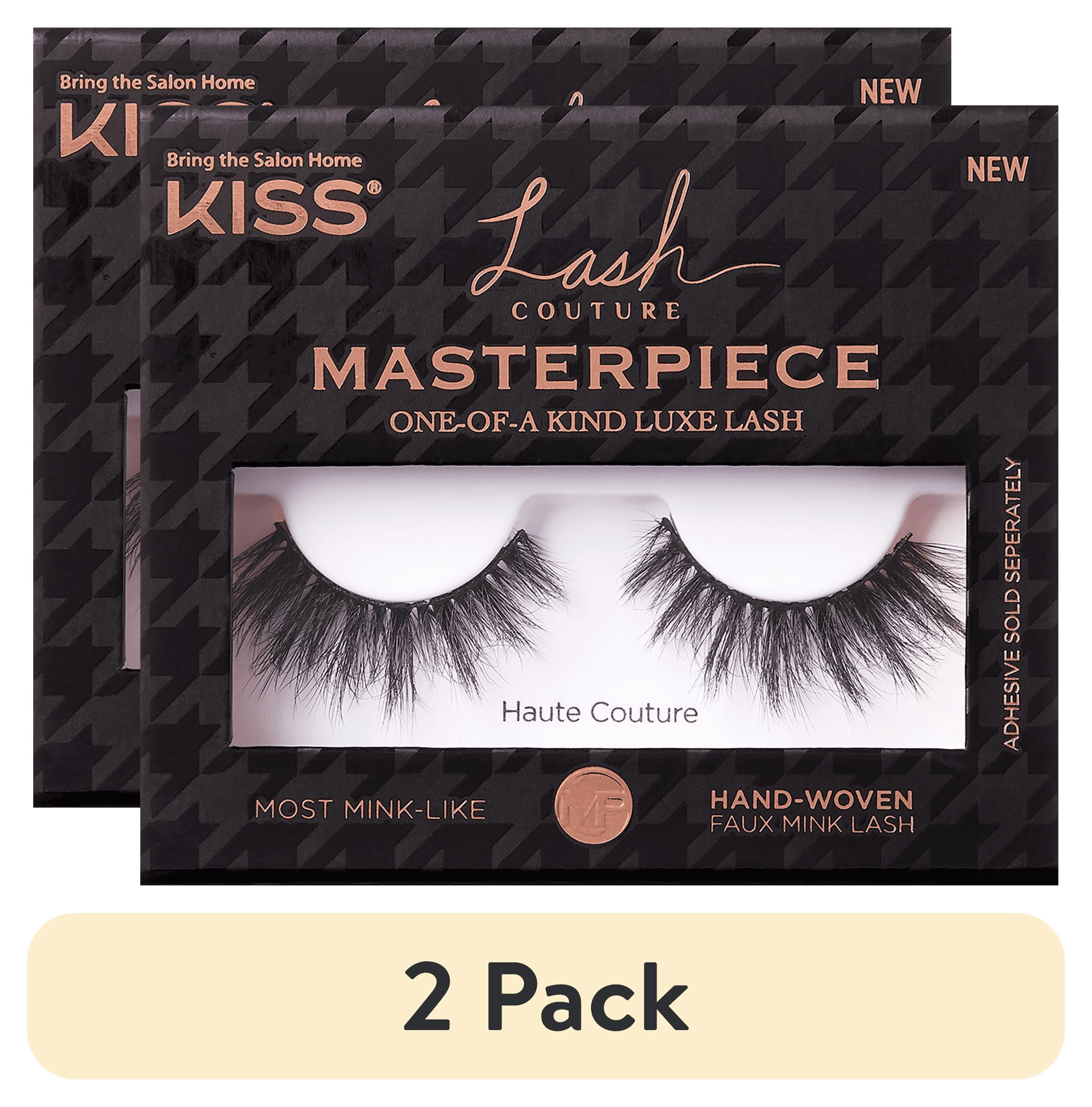 (2 pack) KISS Lash Couture Masterpiece Hand-Woven False Eyelashes ...