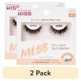 thumbnail image 1 of (2 pack) KISS My Lash But Better Day-To-Day False Eyelashes, Style 'So Real’, 1 Pair, 1 of 8
