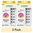 thumbnail image 1 of (2 pack) Kiss Impress Falsies Self Adhesive Eyelashes Minipack, Natural, Classy, 12 Lash Clusters, 1 of 11