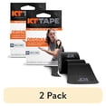 thumbnail image 1 of (2 pack) KT Tape Original Cotton Kinesiology Tape, Black, 20 Precut Strips, 1 of 9