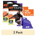 thumbnail image 1 of (2 pack) KT Tape Pro Ultra-Breathable Synthetic Kinesiology Tape, Epic Purple, 20 Precut Strips, 1 of 12