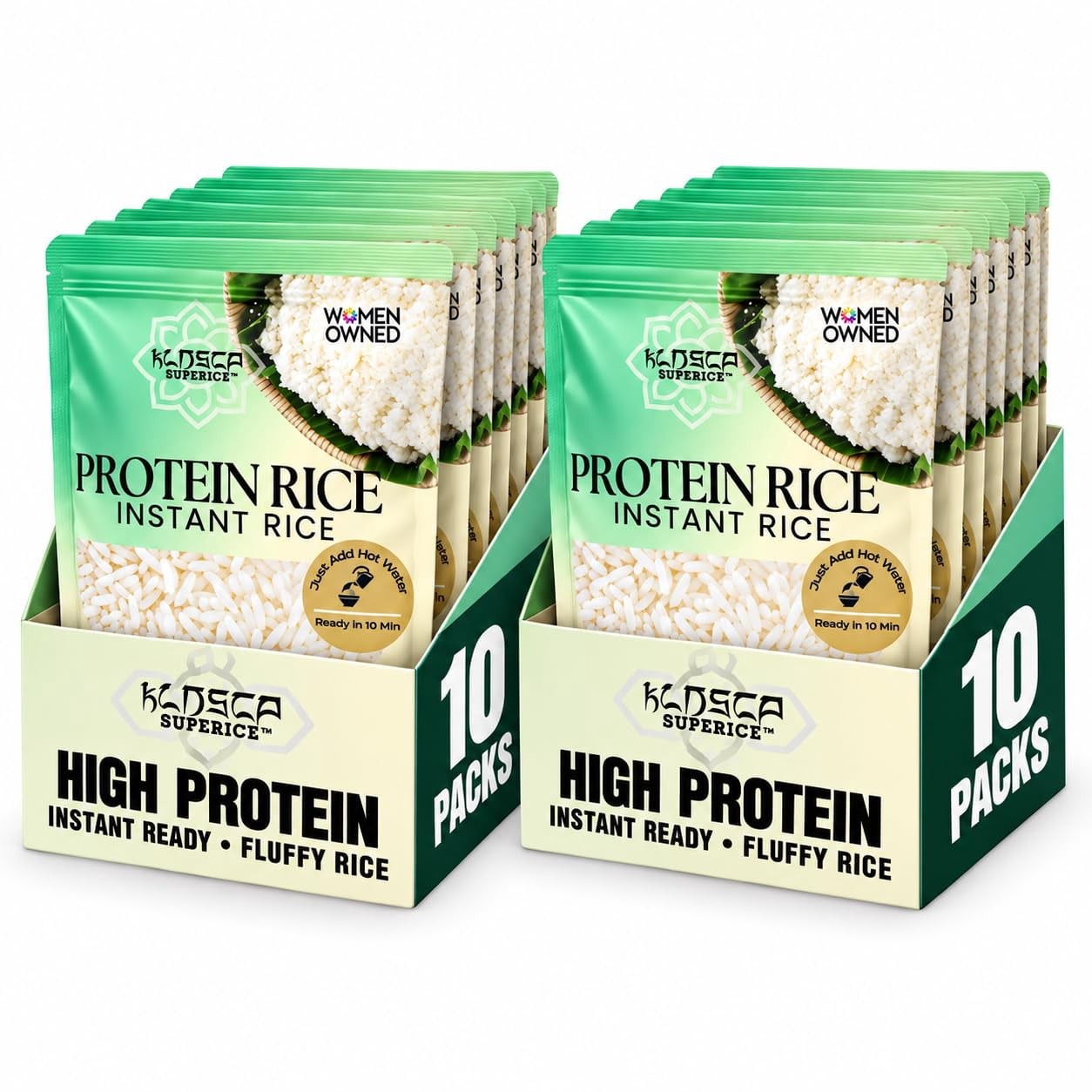 (2 pack) Kaizen Low Carb Keto Rice - Gluten-Free, High Protein, Keto ...