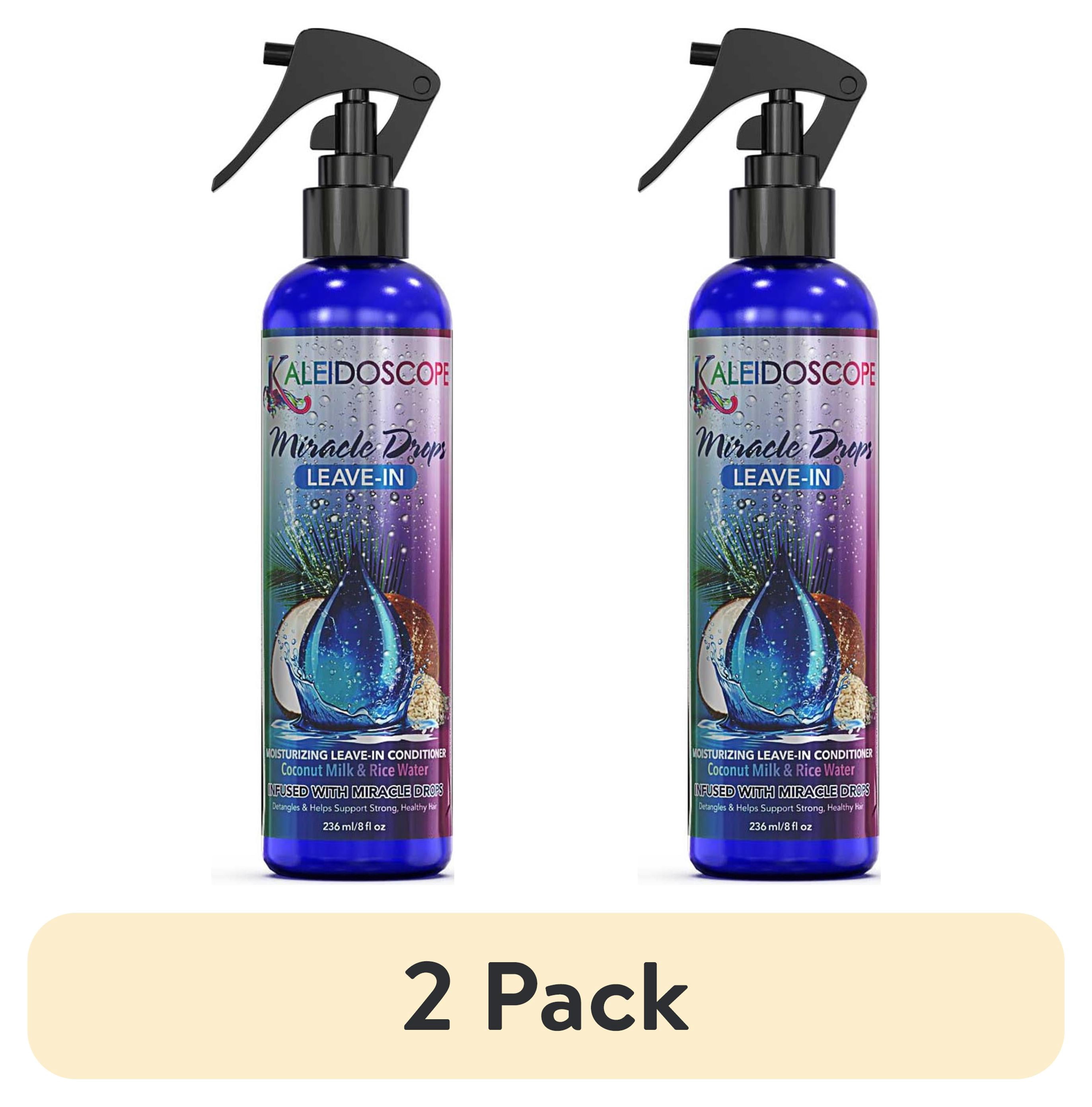 (2 pack) Kaleidoscope Miracle Drops Leave-In Conditoner 8 fl oz, Moisturizing