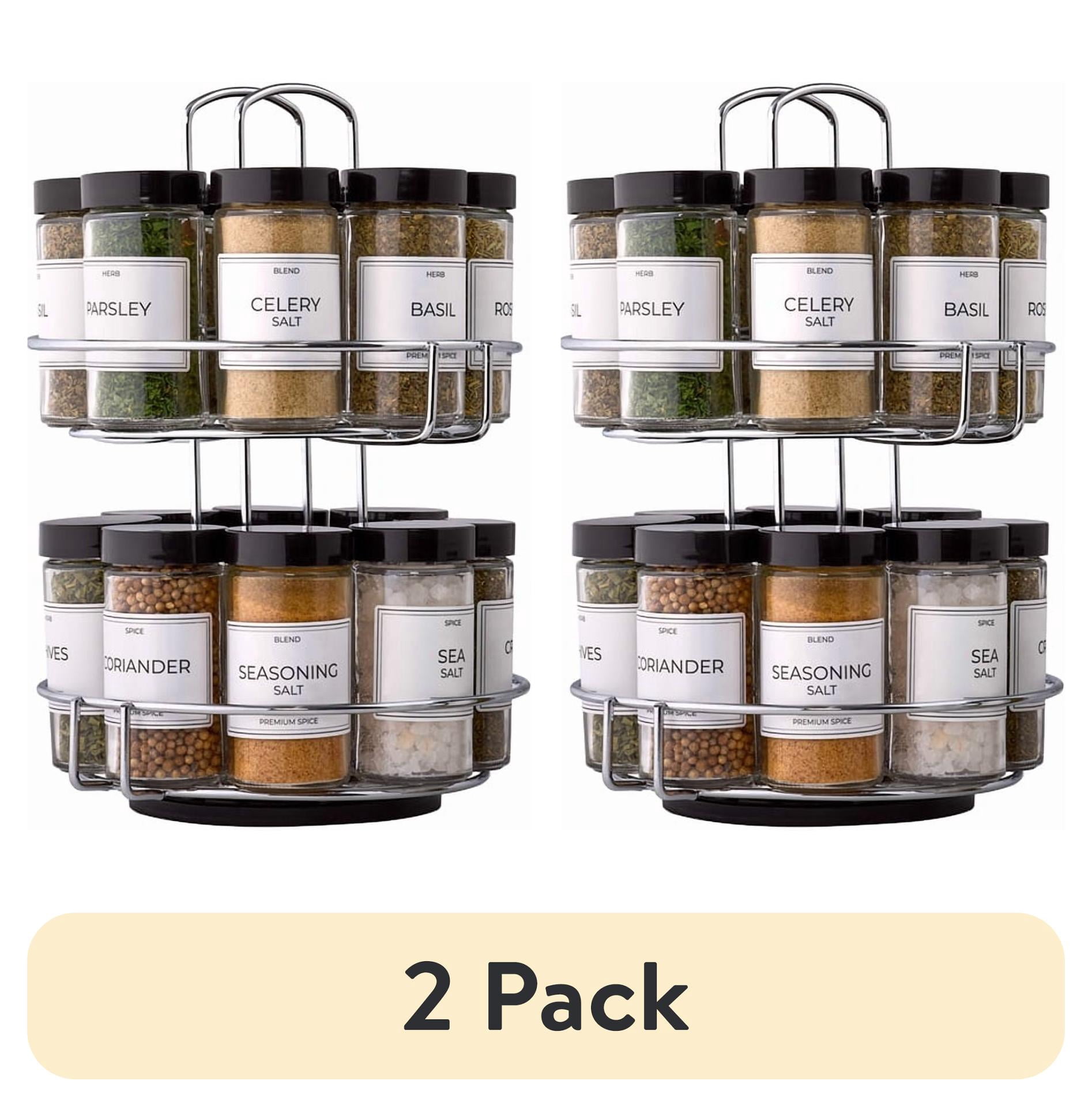 スパイスラック  kamenstein 2-pack-Kamenstein-16-Jar-