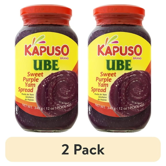 (2 pack) Kapuso Ube Sweet Purple Yam Spread 340g (12oz) - Pack of 1