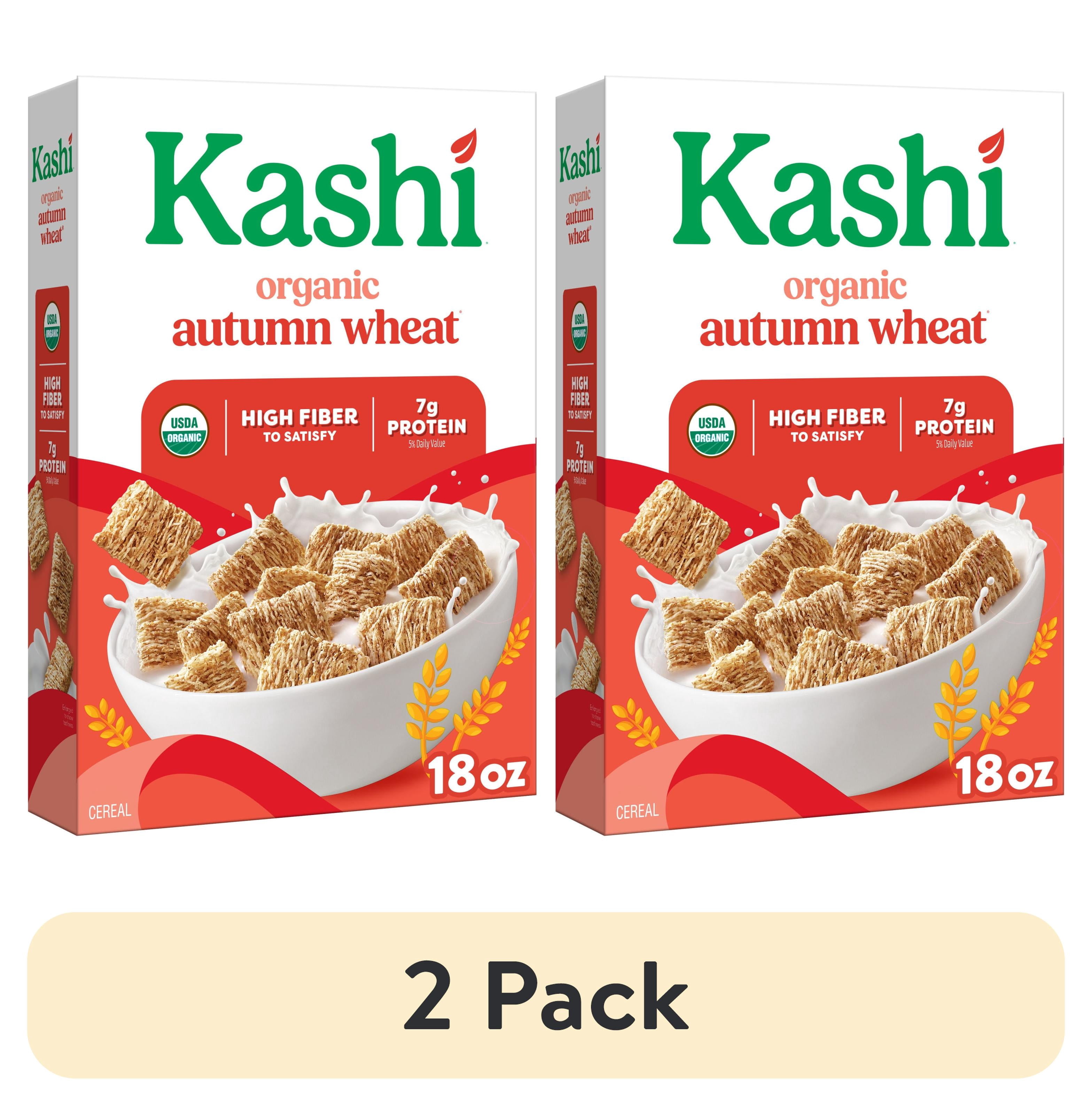 (2 pack) Kashi Autumn Wheat Breakfast Cereal, Organic, 18 oz