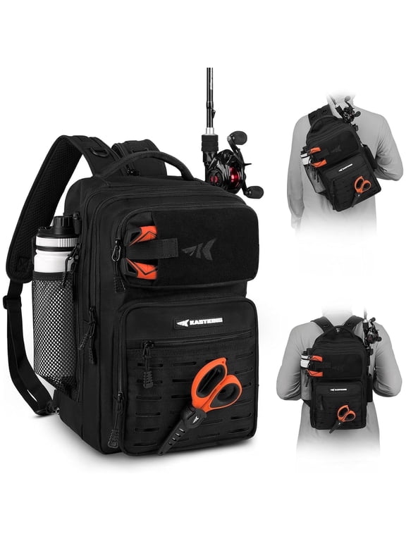(2 pack) KastKing Tactical Sling Tackle Bag-Fishing Backpack Storge Fishing Gear and Equipment,Gift for Men- BlowBak