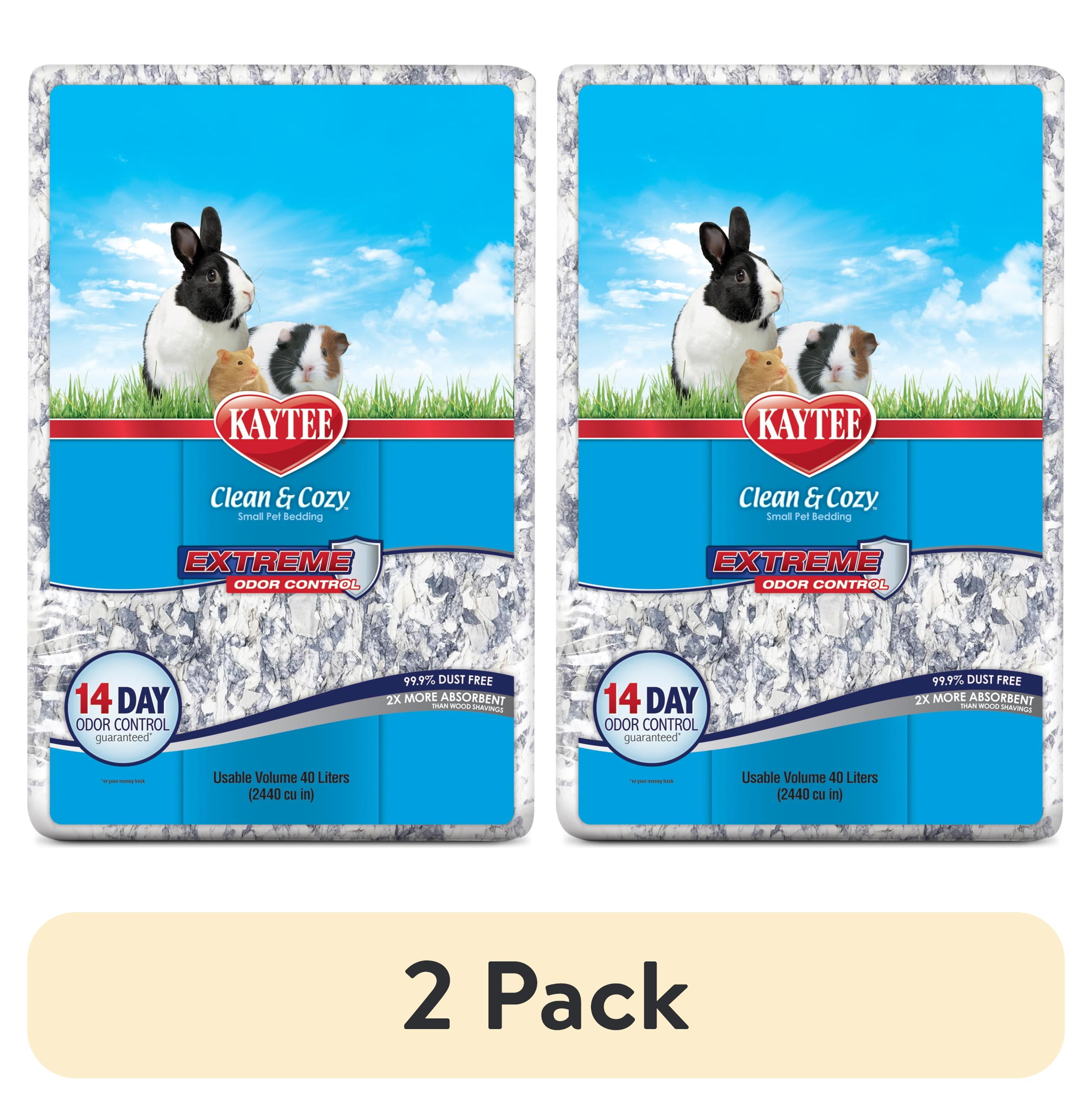 (2 pack) Kaytee Clean & Cozy Extreme Odor Control Bedding 40 Liters