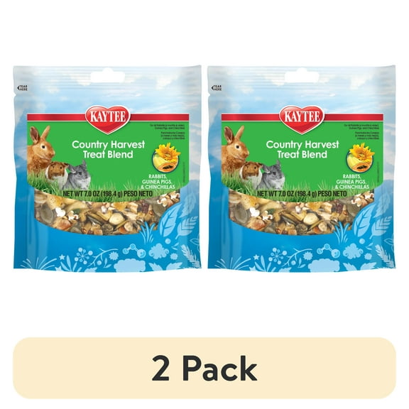 (2 pack) Kaytee Country Harvest Small Animal Treat Blend 7 oz