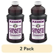 (2 pack) Kedem 100% Juice, Grape, 64 fl oz, 1 Count