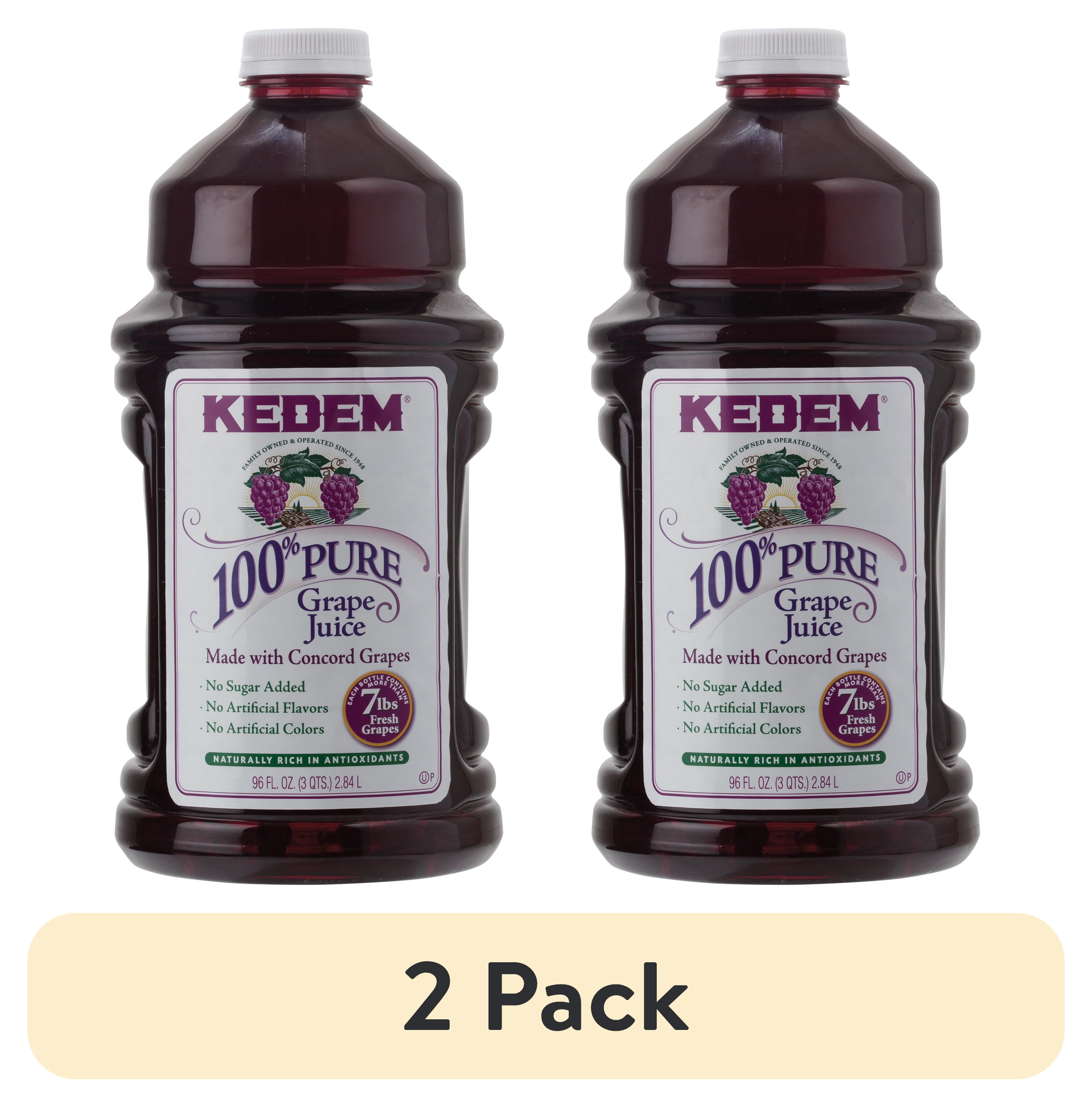 (2 pack) Kedem Concord Grape Juice, 96 fl oz