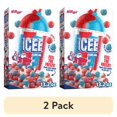 thumbnail image 1 of (2 pack) Kellogg's ICEE Breakfast Cereal, Kids Cereal, Family Breakfast, Family Size, Cherry and Blue Raspberry, 13.2oz Box (1 Box), 1 of 9