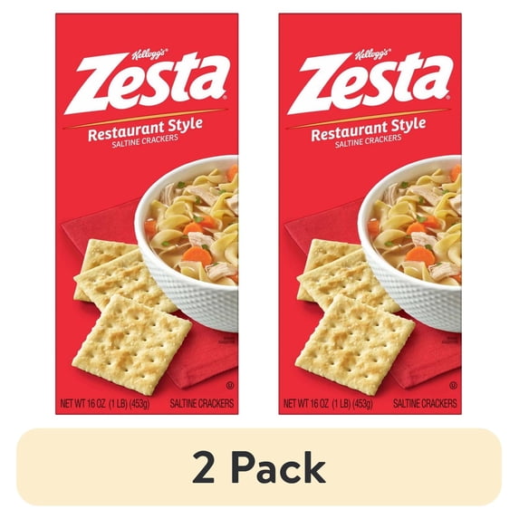 (2 pack) Kellogg's Zesta Original Saltine Crackers - 16 oz