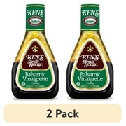 (2 pack) Ken's Steak House Balsamic Vinaigrette Salad Dressings, 16 fl. oz.
