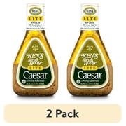 (2 pack) Ken's Steak House® Lite Caesar Salad Dressing & Marinade 16 fl oz