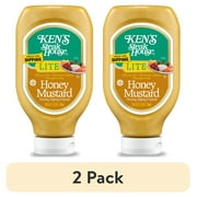 (2 pack) Ken's Steak House Lite Honey Mustard Salad Dressing 24 fl oz