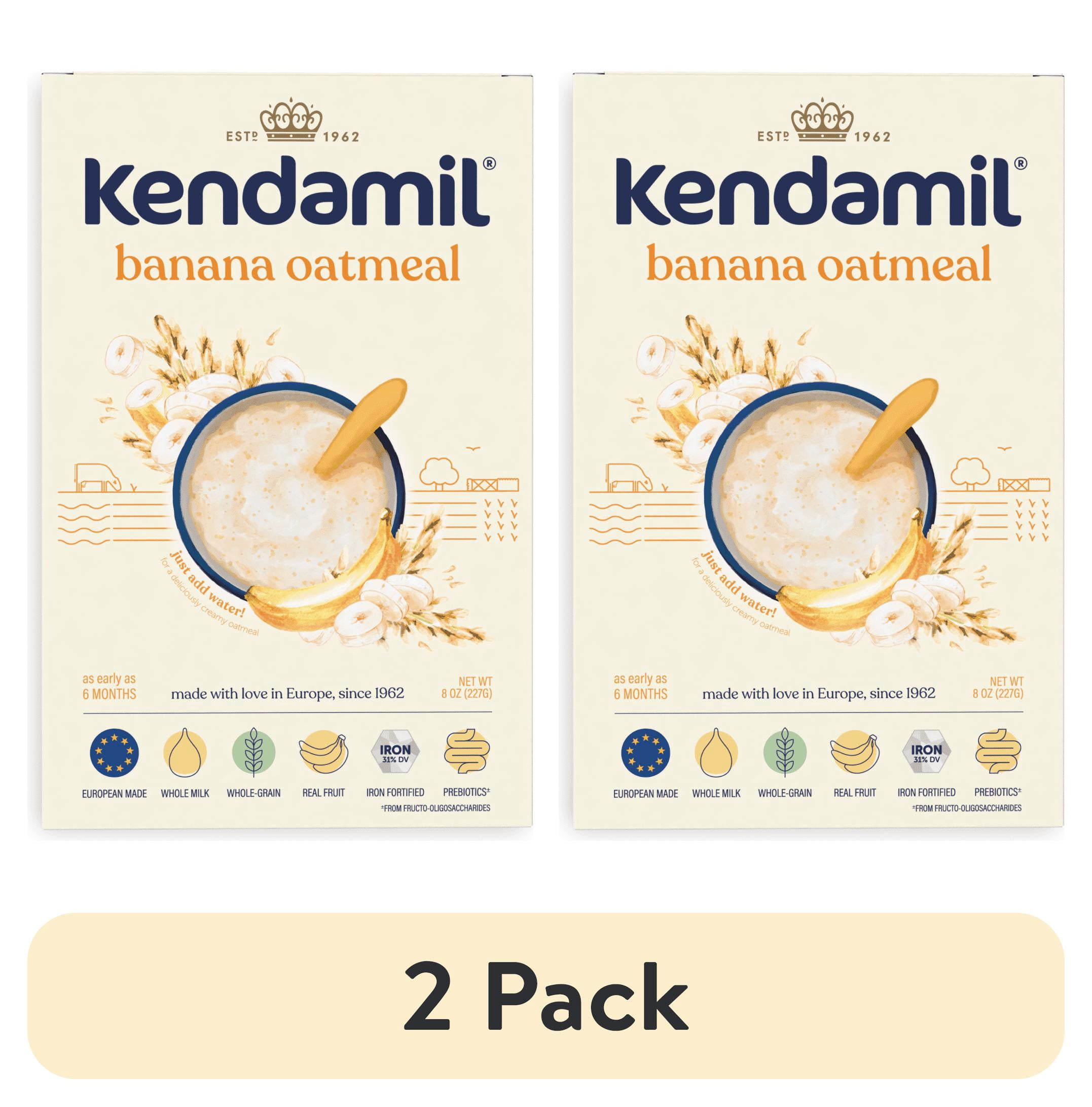 (2 pack) Kendamil Banana Creamy Oatmeal Cereal - 8oz