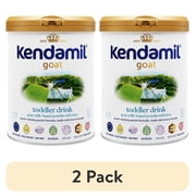 2 pack Kendamil Goat Toddler Drink, European Formula Powder with Whole A2 Milk, HMOs, Dha, 28.2oz