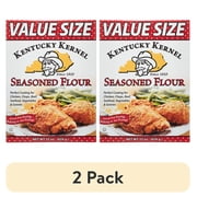 (2 pack) Kentucky Kernel Original Seasoned Flour, Coating Mix for Frying, Value Size, 22 oz Box