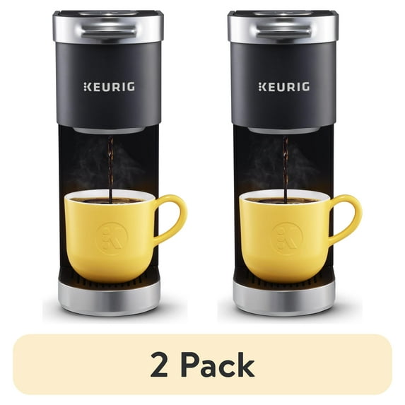 (2 pack) Keurig K-Mini Plus Single Serve K-Cup Pod Coffee Maker, Black