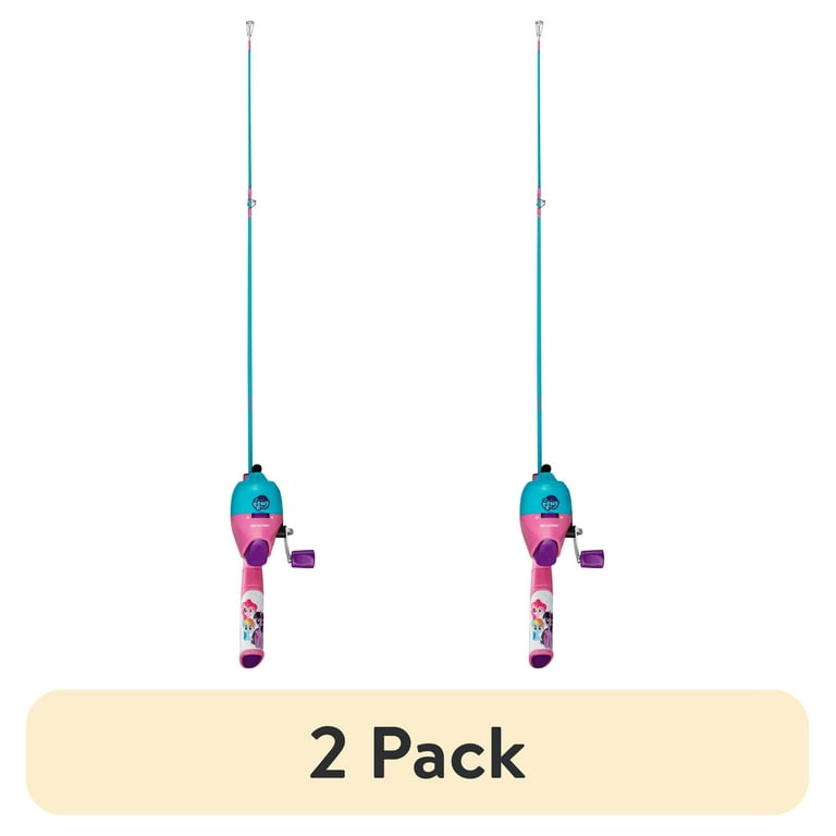 amazon spin cast fishing reel Zebco 33 Spincast and Rod Combos (2-Pack), 5-Foot 6-Inch 2-Piece Fiberglass Rods with EVA Handle, Quickset Anti-Reverse Fishing Reels with Bite Alert, 1-Pink, 1-Black style grips and color dipped reels that match its wild side Spincast Reel for Lure Fishing&Archery|7kg