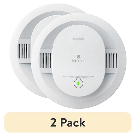 (2 pack) Kidde 20SDR Battery-Operated Photoelectric Smoke Detector