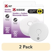 (2 pack) Kidde Combo Smoke and Carbon Monoxide Alarm P3010K