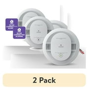 (2 pack) Kidde Hardwired Combination Smoke & Carbon Monoxide Detector, AA Battery Backup, 5-inch