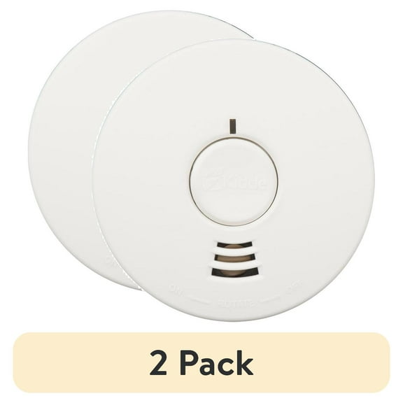 (2 pack) Kidde Micro 4", 10-Year Sealed Battery Ionization Smoke Alarm, Model i1040, KIDDE