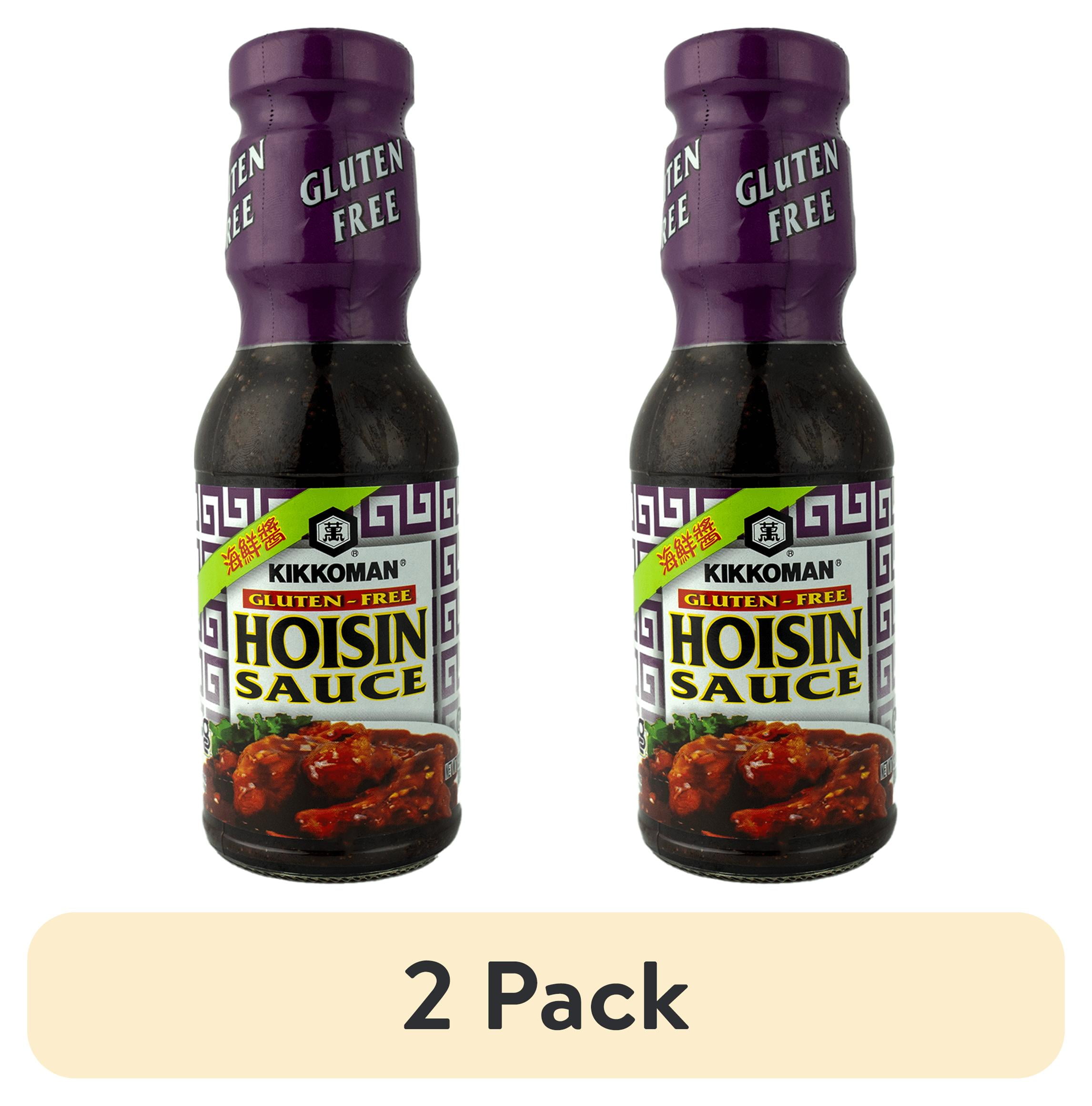 (2 pack) Kikkoman Gluten‑Free Hoisin Sauce, 13.2 oz Glass Bottle