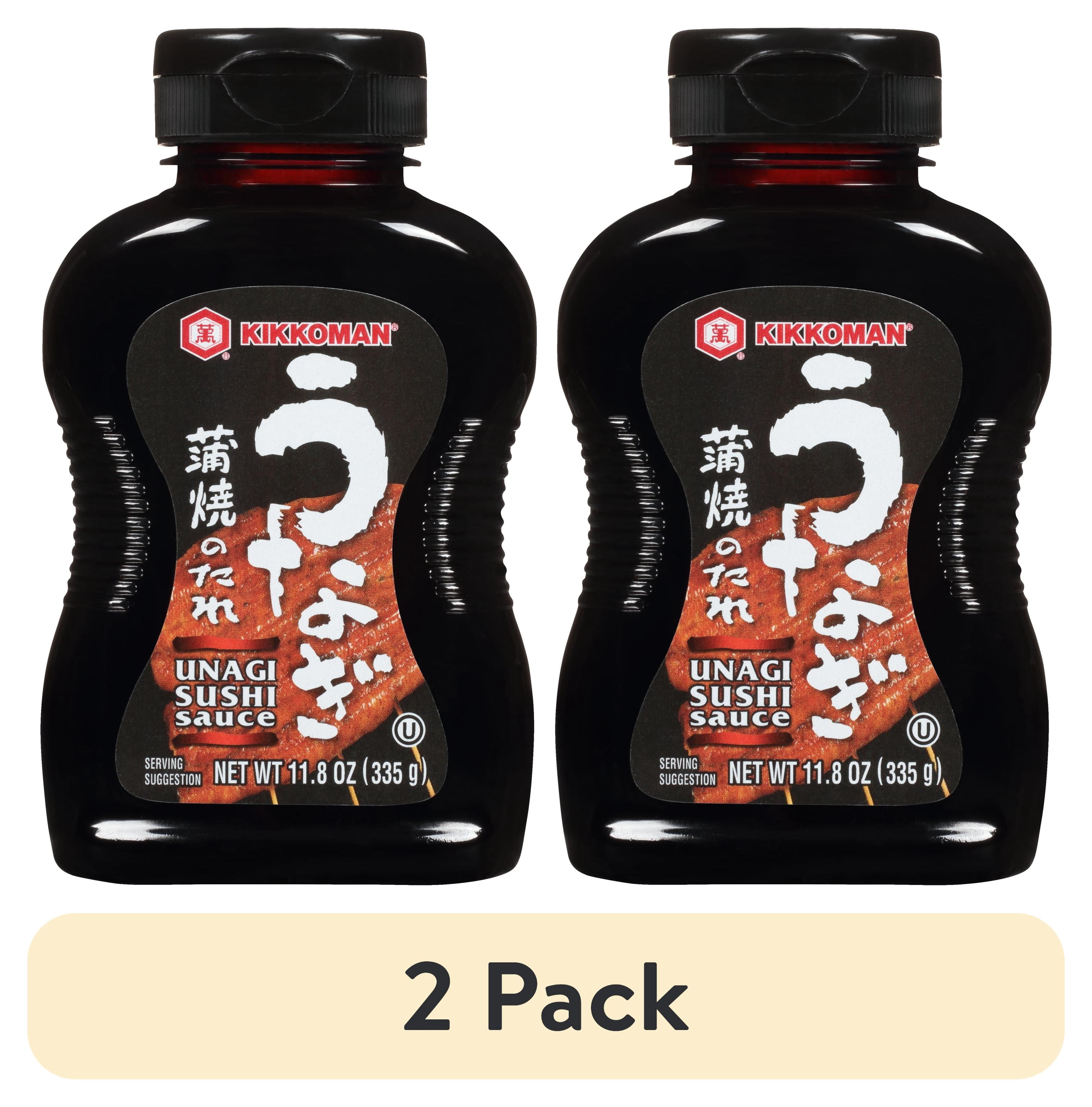 (2 pack) Kikkoman Unagi Sushi Sauce, 11.8 oz Bottle
