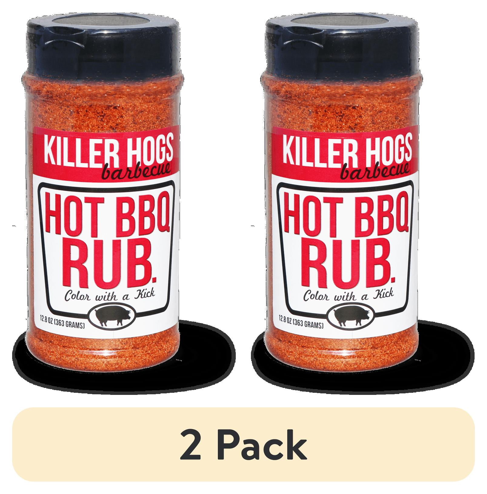 (2 pack) Killer Hogs Hot Rub 12 oz
