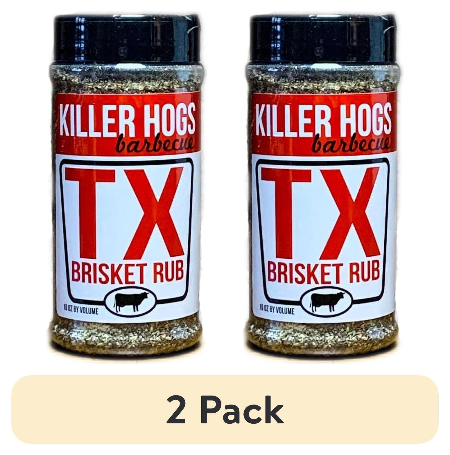 (2 pack) Killer Hogs TX Brisket Rub 11 oz