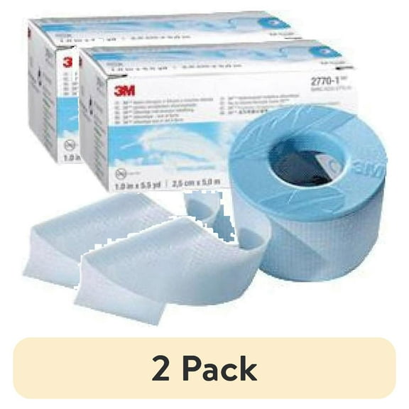 (2 pack) Kind Removal Single Use Silicone Tape 1 Inch x 1.5 Yard, 1 Roll