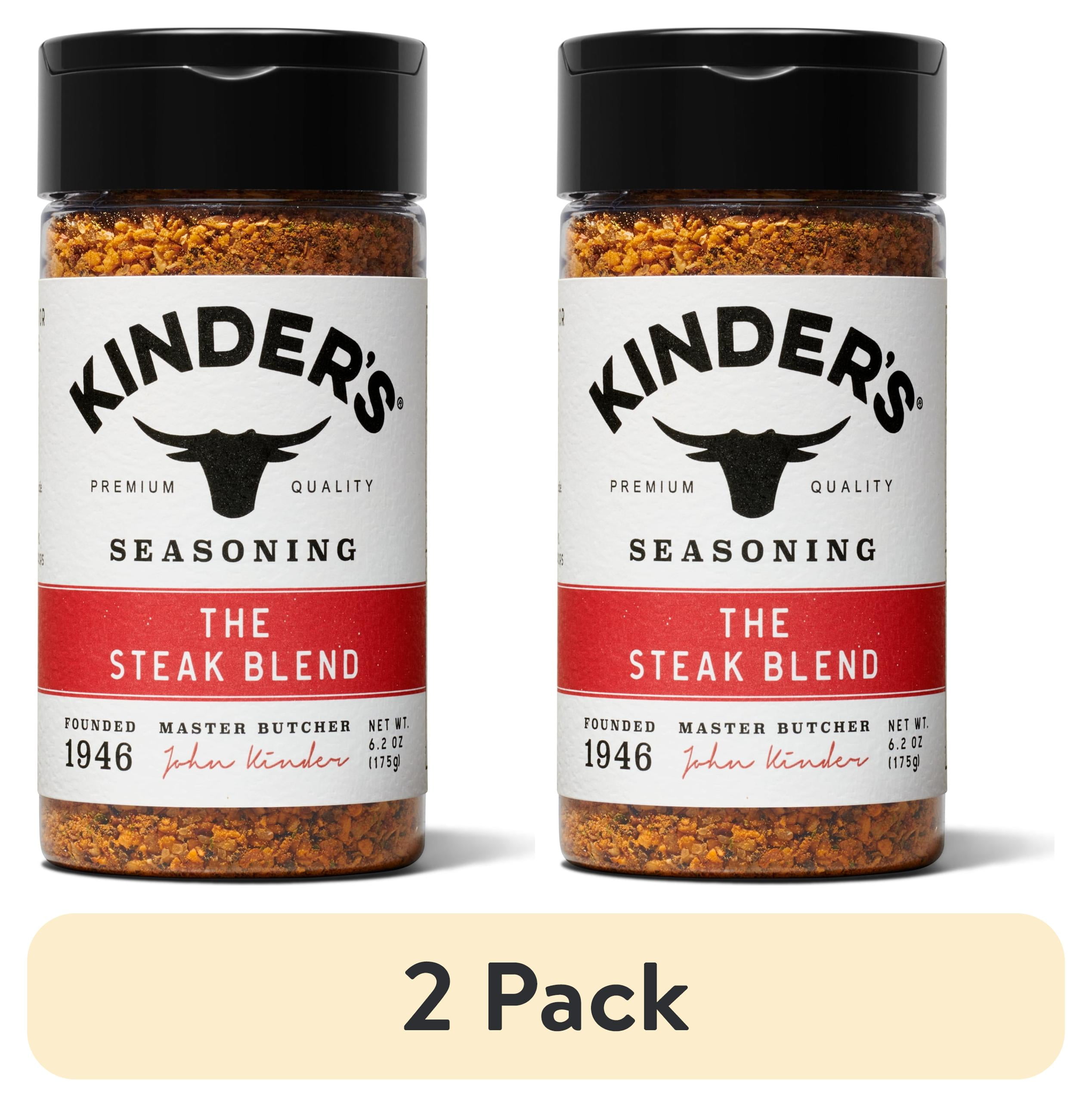 (2 pack) Kinder's The Steak Blend Seasoning, 6.2 oz