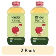 2 pack KinderFarms Electrolyte Solution for Kids, Apple, 1 liter
