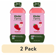 (2 pack) KinderLyte Electrolyte Drink for Kids & Adults, Strawberry, 1 Liter