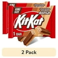 thumbnail image 1 of (2 pack) Kit Kat Chocolate Frosted Donut Flavored King Size Candy, Bar 3 oz, 1 of 10