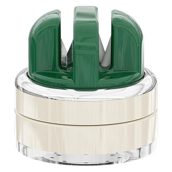 2 pack Kitchen Knife Sharpener with Suction base for Hands Free Pocket Knife Sharpeners,All-in-one Professional Knife and Tool Sharpener Suitable for: Kitchen Knives,Cleaver,Fruit Knives(Green)