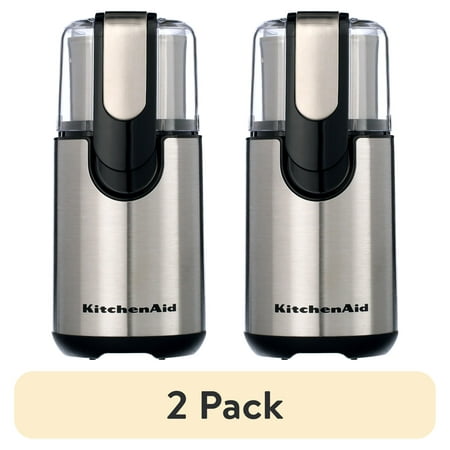 (2 pack) KitchenAid® Stainless Steel Blade Coffee Grinder with 4 oz Grind Bowl