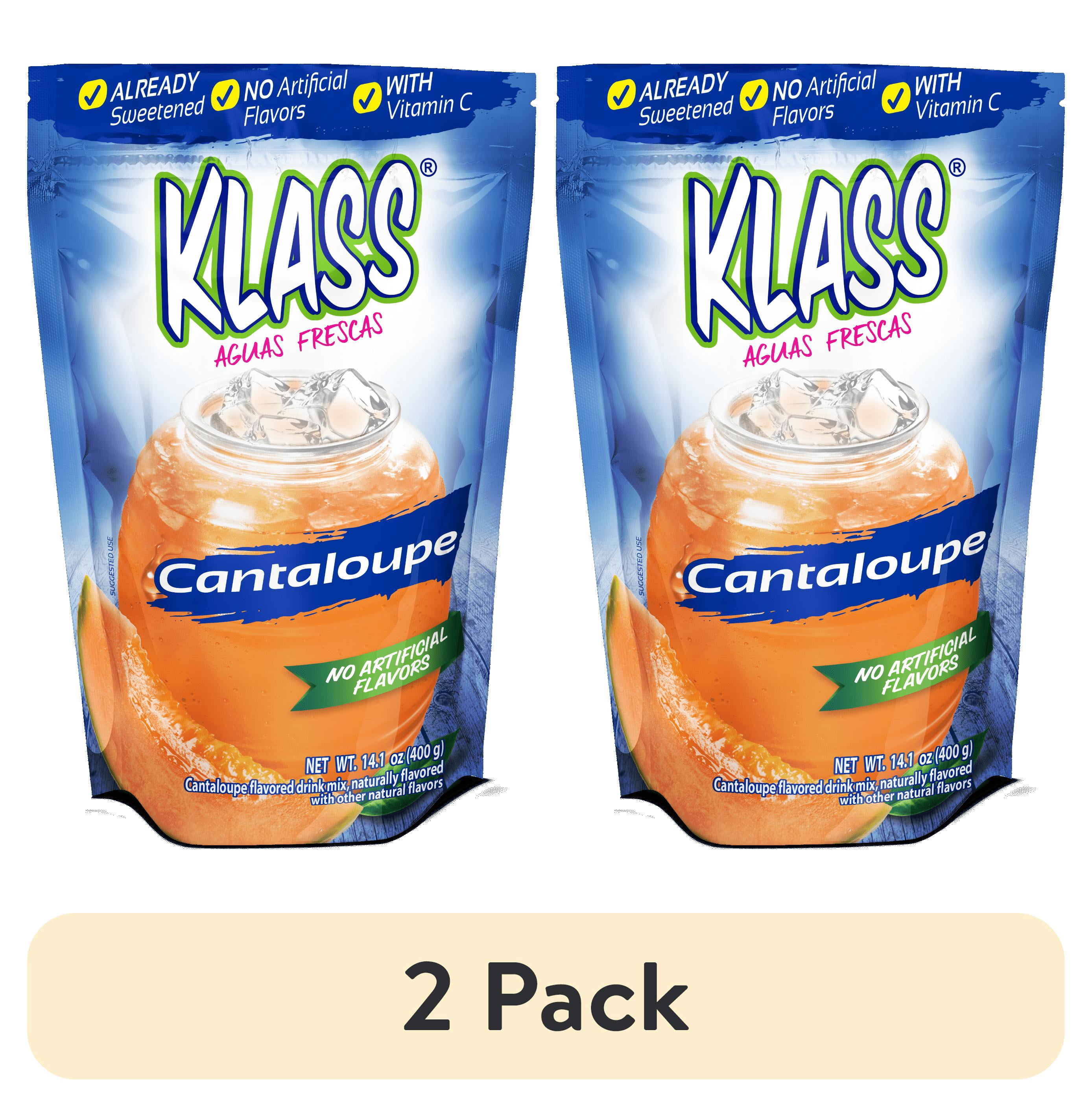 (2 pack) Klass Melon Naturally Flavored Drink Mix