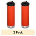 thumbnail image 1 of (2 pack) Klean Kanteen 20 fl oz Stainless Steel Insulated Water Bottle Twist Cap Tiger Lily, 1, 1 of 8