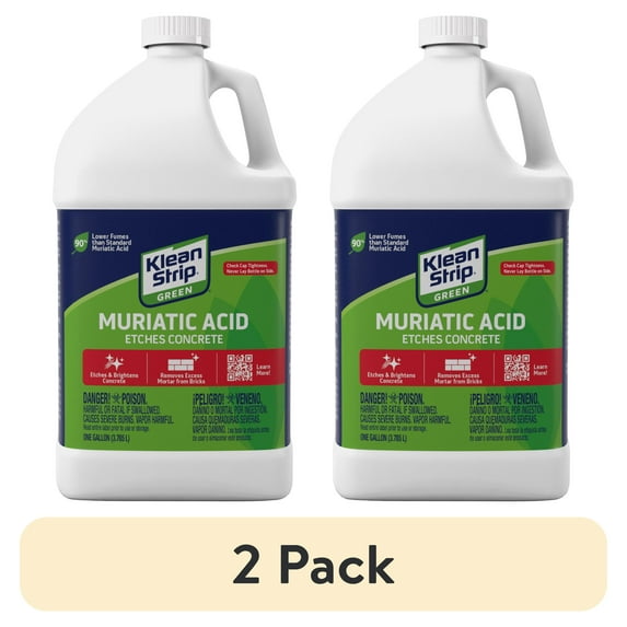 (2 pack) Klean-Strip Green™ Muriatic Acid, 1 Gallon