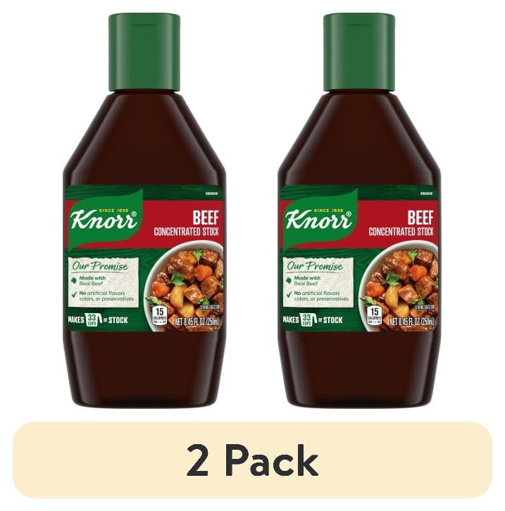 (2 pack) Knorr Concentrated Beef Stock, Gluten Free, 8.45 oz