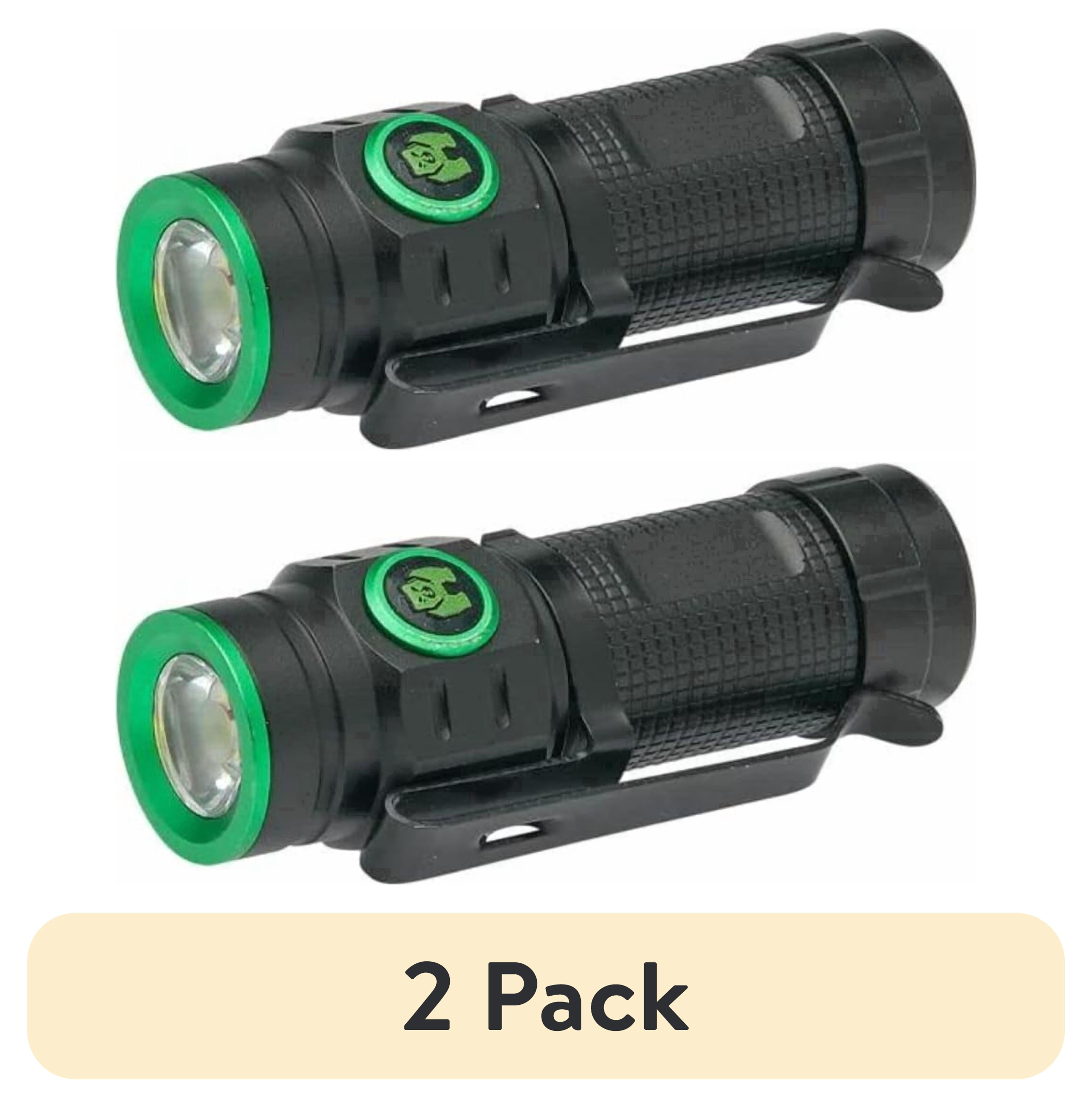 2-cell rechargeable tactical flashlight Hilngav Heavy Duty D Battery LED Big Flashlights, High Lumens, Single Mode, Aluminum, Rugged Metal for Outdoors and Emergency Power Outages (3 Pack) This smartly designed light turns back on in the same mode you last turned it off so fewer clicks to get to your favorite mode MagLite ML300L-I201G 2-Cell D
