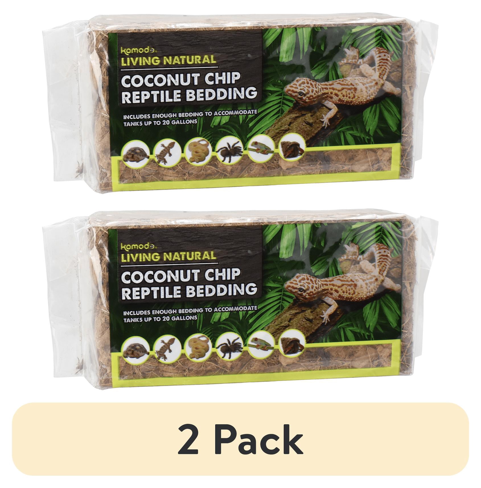 (2 pack) Komodo Coco Brick Reptile Bedding