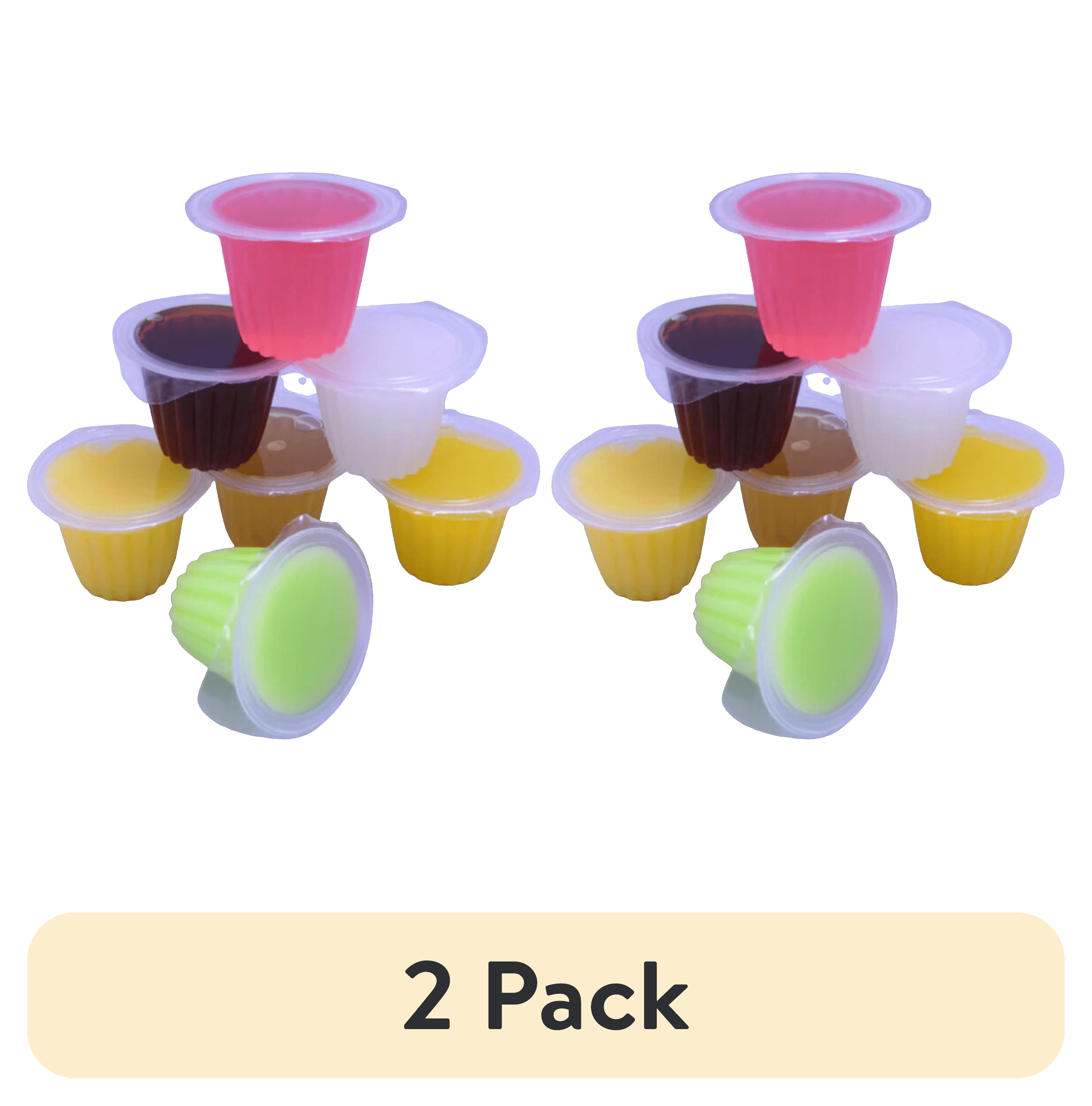 (2 pack) Komodo Jelly Pots, Multi-Color 6 Pack, Fruit Flavor Food for Crickets and Small Animals