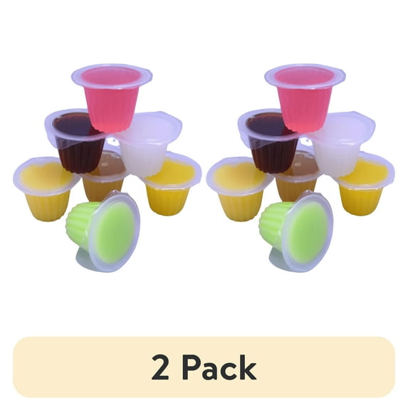 (2 pack) Komodo Jelly Pots, Multi-Color 6 Pack, Fruit Flavor Food for ...